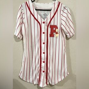DISNEY Winnie the Pooh Graphic Baseball Jersey- Size S (4-6) (Junior)